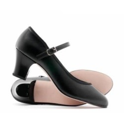 SHOWTIME STAGE SHOE 2" HEEL BLACK OR TAN